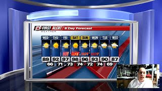 Seasonal today, heating up through Saturday