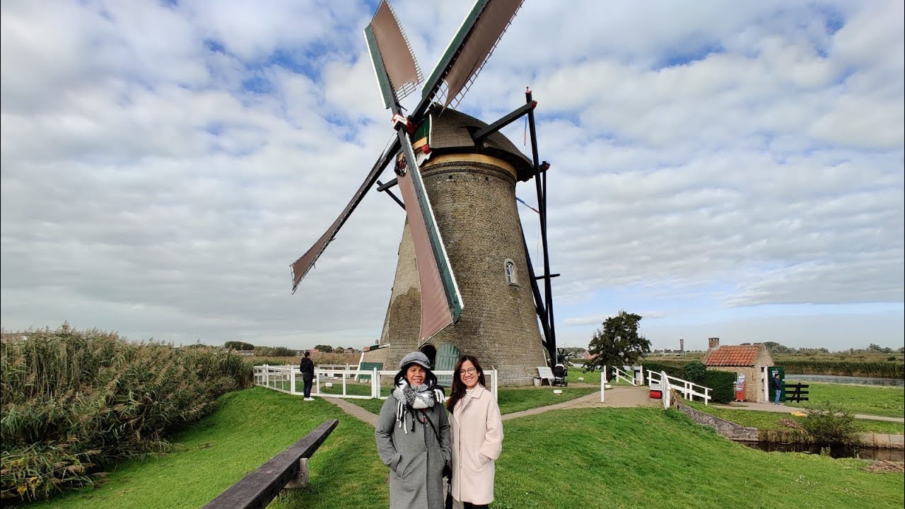MASUK KINCIR ANGIN usia ratusan tahun #kinderdijk #belanda