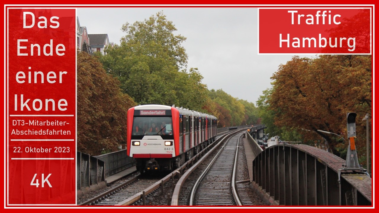 Das Ende einer Ikone - DT3N Abschiedsfahrten für HHA-Mitarbeitende - Traffic Hamburg