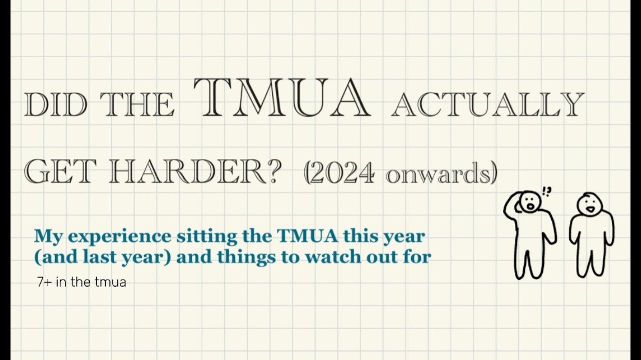 What I Think About the New TMUA Format