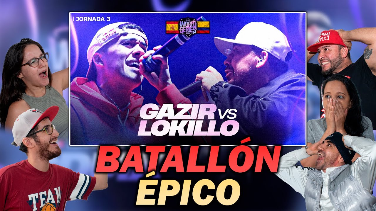 🔝 ¡BATALLÓN GOD! - COLOMBIANOS REACCIONAN a LOKILLO vs GAZIR [FMS WORLD SERIES SUPERLIGA]