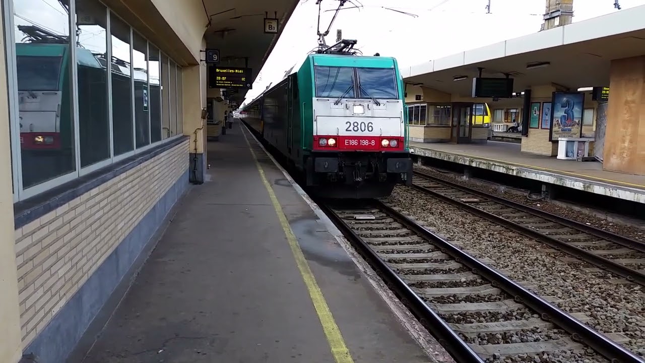 NMBS/SNCB Class 28  (HLE 28) 2806 arriving at Brussels Noord  on 30/06/16