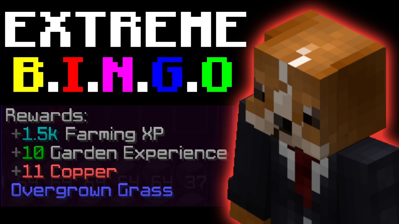 Extreme Bingo in 2 minutes Hypixel Skyblock YouTube