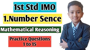 Class 1st IMO | Chapter 1: Number Sense | Practice Questions 1 to 15 @Rushistudyworld