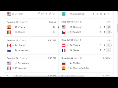Wimbledon Tennis Tournament Women S Singles Live Scores 6th July 2017 Live 2 Youtube