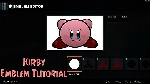 Black Ops 3 - Kirby Emblem Tutorial (#1)