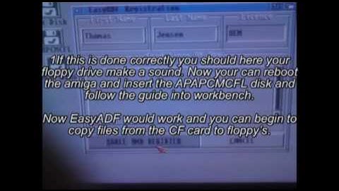 The Amiga Gamer - EasyADF PCMCIA Compact Flash Transfer Kit Guide