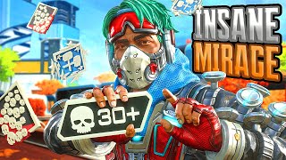 INSANE Mirage 31 KILLS and 6,200 Damage Apex Legends Gameplay Season 20