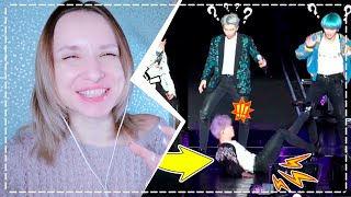 НЕУКЛЮЖИЙ ПАК ЧИМИН и его ПАДЕНИЯ BTS REACTION/РЕАКЦИЯ | KPOP ARI RANG