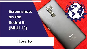 How To Take Screenshots on the Redmi 9 (MIUI 12)