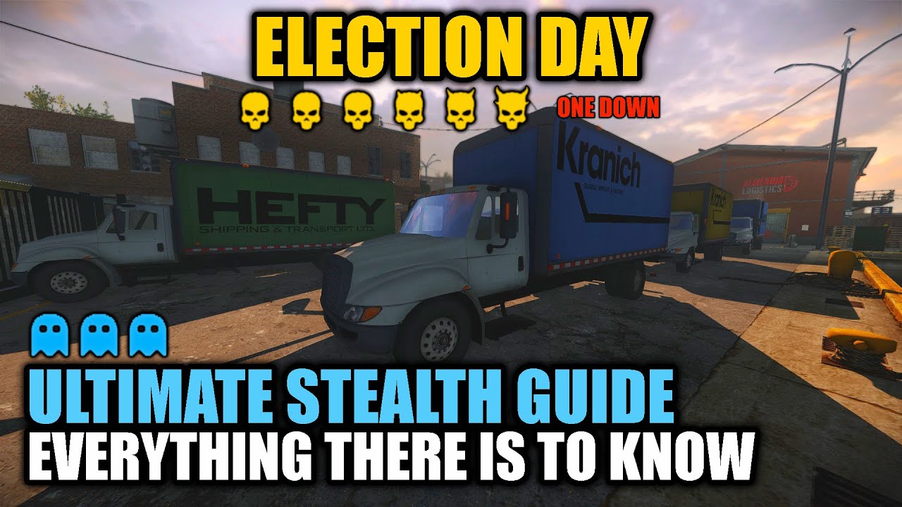 [PAYDAY 2] Election Day DSOD Ultimate Stealth Guide Literally