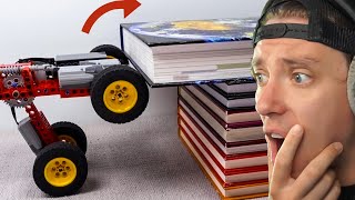 Reacting To LEGOS vs Crazy Obstacles