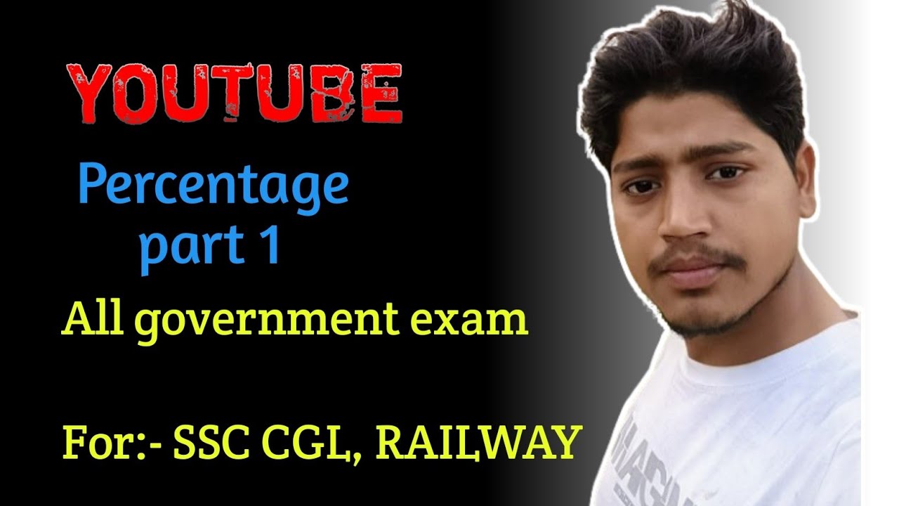 Percentage all government exam  for :- ssc bank po Railway