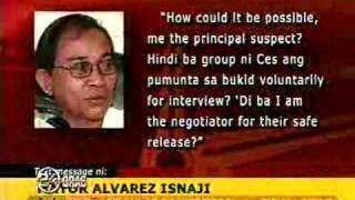 Sulu Mayor Alvarez Isnaji & Son Suspects On Drilon Abduction