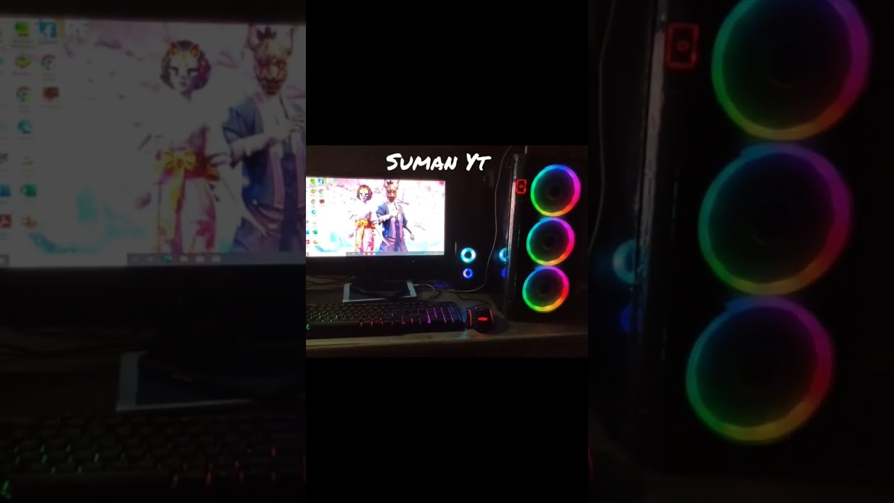 Gaming PC Setup Rgb Light 😍 