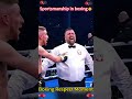 Boxing Respect Moment #fpy#ufc #mma #boxing #respect #funnyvideo #fouryou