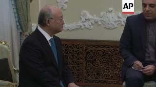 IAEA chief meets Rouhani in Tehran