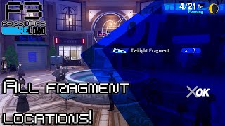 ALL twilight fragment locations in Persona 3 Reload!