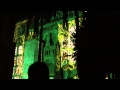 Лазерное шоу на стенах собора в Руане - Часть 1