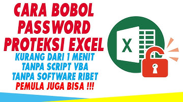 LUPA PASSWORD EXCEL PAKAI CARA INI - BUKA PROTEKSI EXCEL | JANGAN DISALAH GUNAKAN !