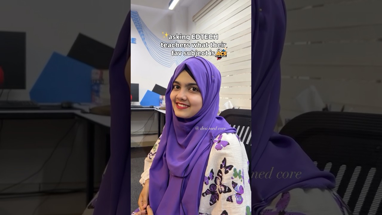 asking EDTECH teachers what&rsquo;s their favorite subject? #acs #acsfutureschool #studymotivation