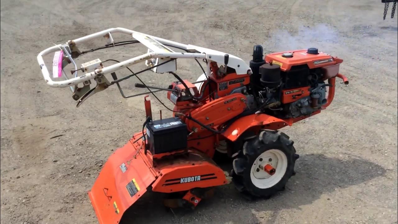 Kubota AD70 rototiller For Sale Online Auction YouTube