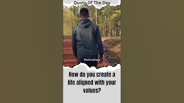 How do you create a life aligned with your values?#shorts