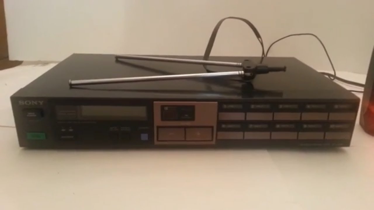 Sony STJX520 AM FM Radio Tuner Stuck Antenna Switch with Antenna