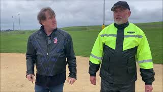 Motorcycle Trip And Happened Upon The Field Of Dreams - Reenactment Scene With Ray And John