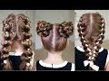 3 EASY BACK TO SCHOOL HAIRSTYLES! 3 COOL HAIRSTYLES TO MAKE!