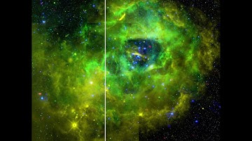 Rosette Nebula (H-II region) | Sonification | Data Sonification | Python Sonification| Pyo library