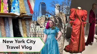 Fabric Shopping, Cemeteries, & Museums | New York City Travel Vlog