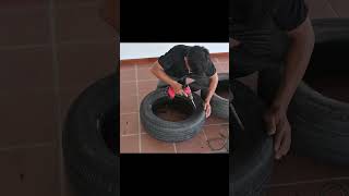 How To Reuse  Old Tires Bamboo To Amzing Tire Swing