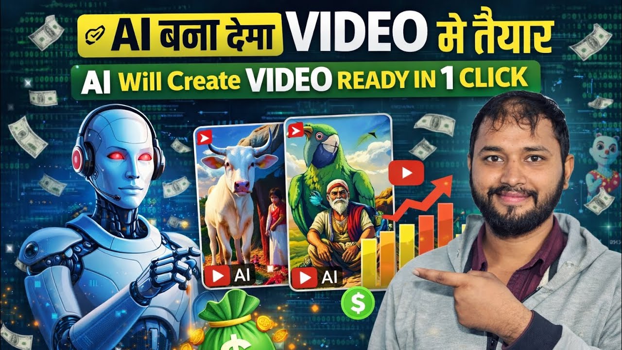 1 Click Mein AI Video Ready 🔥 | New AI Tool for YouTube Growth 🚀