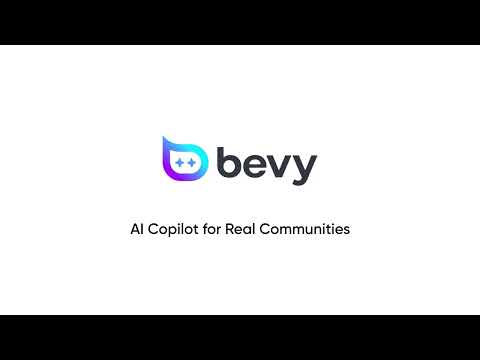 Bevy AI Copilot for Real Communities: The Complete Community Platform for Discussions, Events, Data - video from Bevy