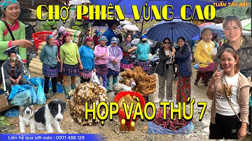 THỨ BẢY RỘN RÀNG CHỢ PHIÊN CÁN CẤU ĐẶC SẮC NHẤT NHÌ Ỏ LÀO CAI - SẮC MÀU NGƯỜI H MÔNG ...