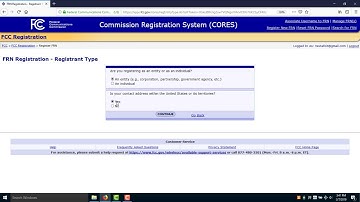 Tutorial - FCC FRN Registration