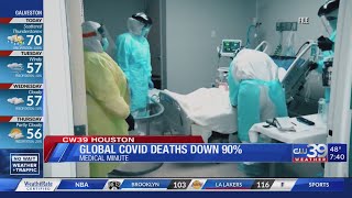 Medical Minute - Global covid deaths down 90%