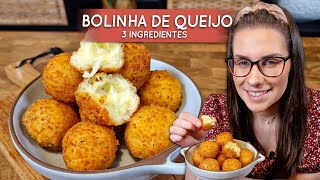 SUPER FÁCIL! Bolinha de queijo com 3 ingredientes Resimi