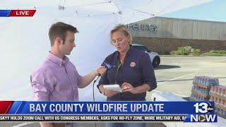 Wildfire update from Bay County Officials