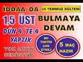 İDDAA - 126 MAÇ VERDİK 115 TANESİ TUTTU - YOK ARTIK ...