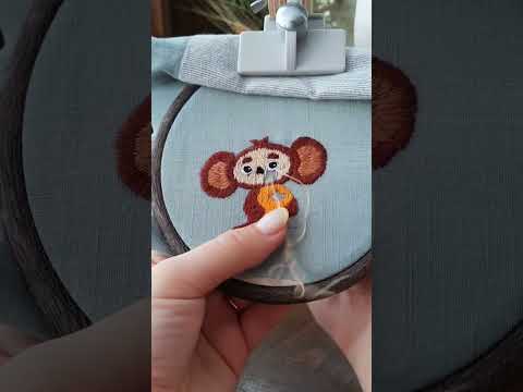 #чебурашка #вышивкачебурашка #embroidery