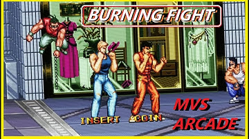 BURNING FIGHT - ATTRACT DEMO - NEOGEO MVS ARCADE - SNK - 1080p60