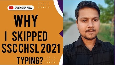 please help everyone.|| SSC CHSL 2021 DV skip..