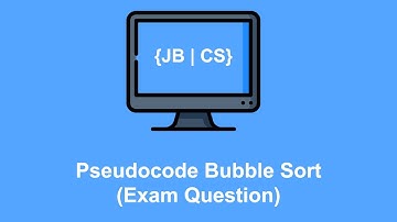 Pseudocode Bubble Sort Question