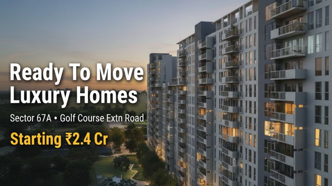 Ireo Corridors Sector 67A Gurgaon | Ready To Move 2/3 BHK Apartments on Golf Course Extn Road