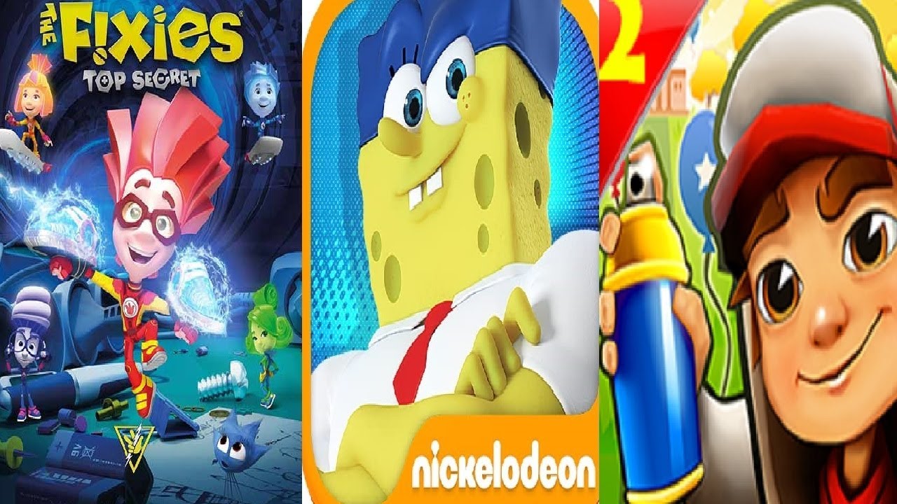 Subway Sponge Subway Surfers v2 2020 VS Sponge Bob: Sponge on the Run VS The Fixies ...