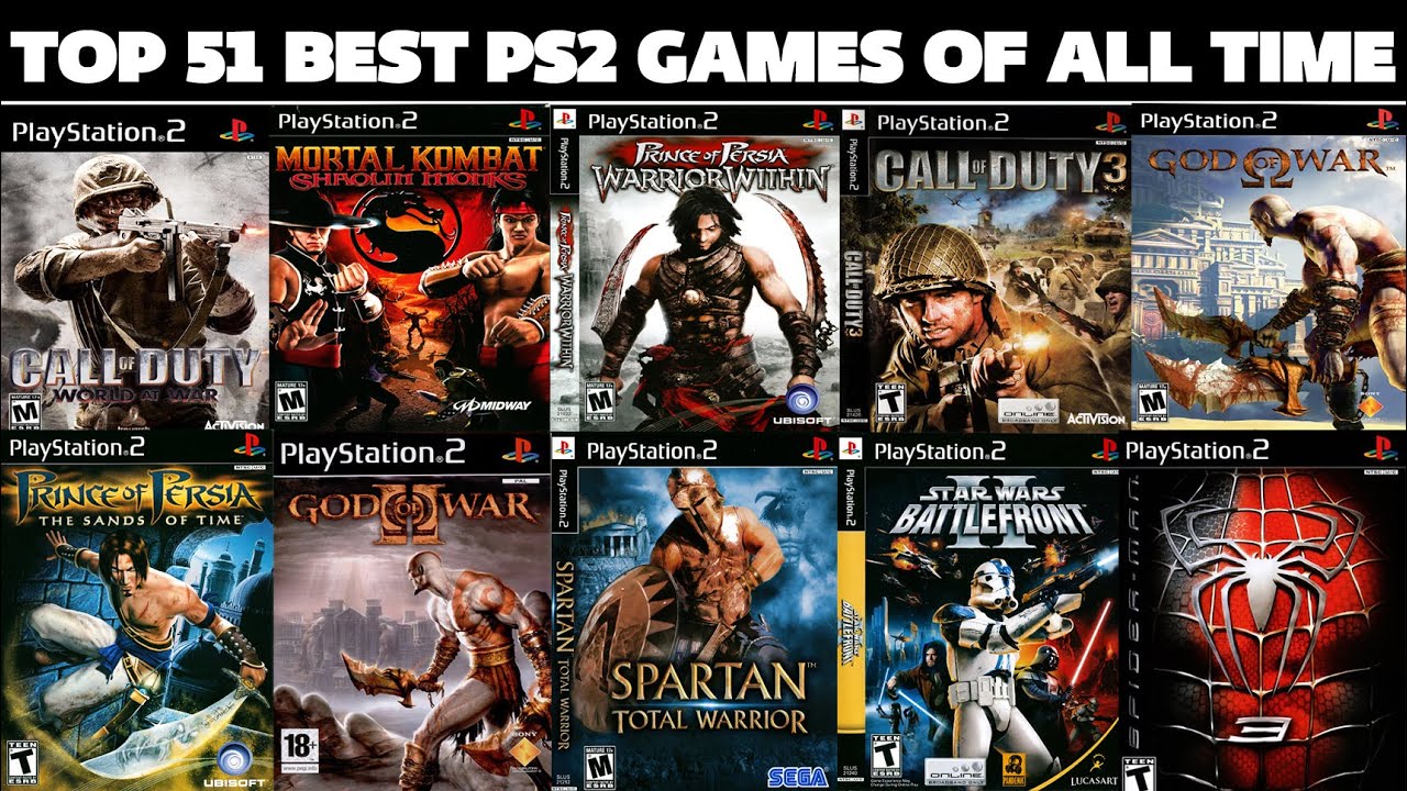 TOP 51 BEST PS2 GAMES OFF ALL TIME | PlayStation2 Games