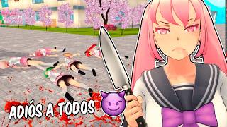 ME DESHICE DE TODA LA ESCUELA EN ESTE YANDERE SIMULATOR PARA TELÉFONOS 😱 | Lethal Love
