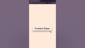 Frosted Glass Button Hover Effect #coding #programming #webdevelopment #webdesign #html #cssbutton